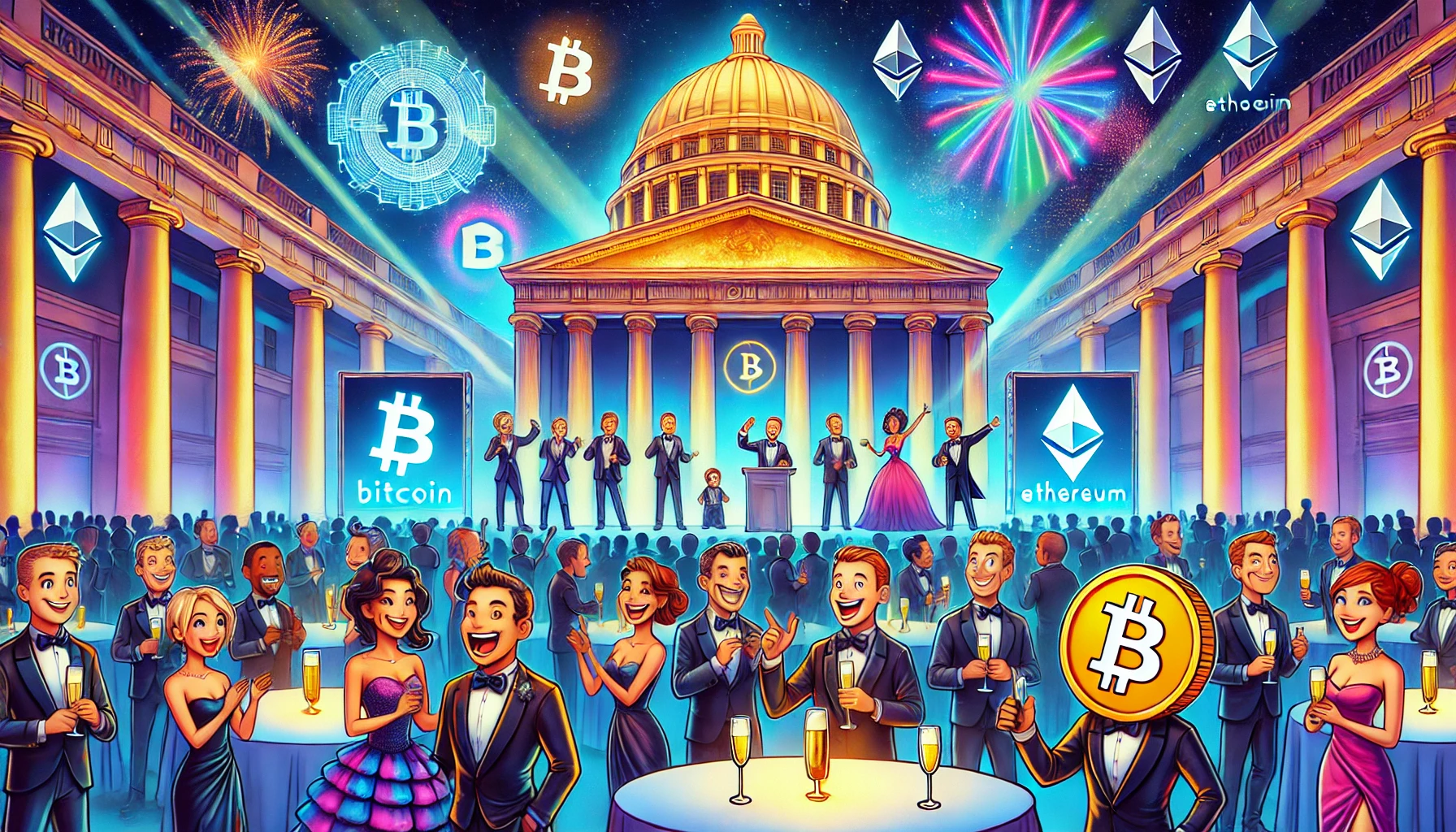 A night of blockchain celebrations